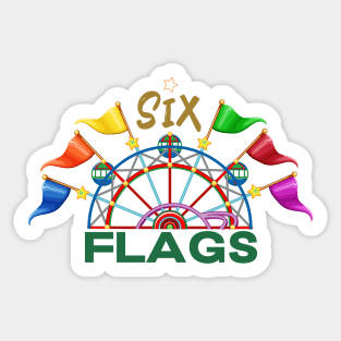 Six Flags Great Adventure Sticker